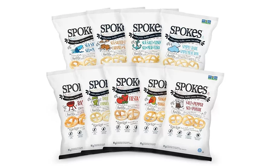 Spokes Air-Puffed Potato Snacks