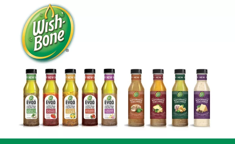Wish-Bone E.V.O.O. and Ristorante Italiano salad dressings
