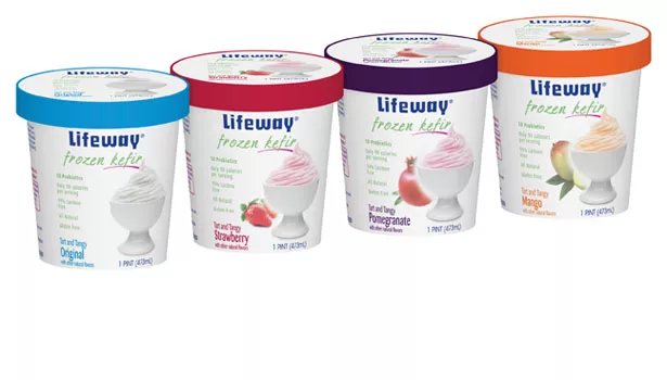 Flavor lineup of Lifeway frozen kefir