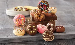chocolate mini donuts