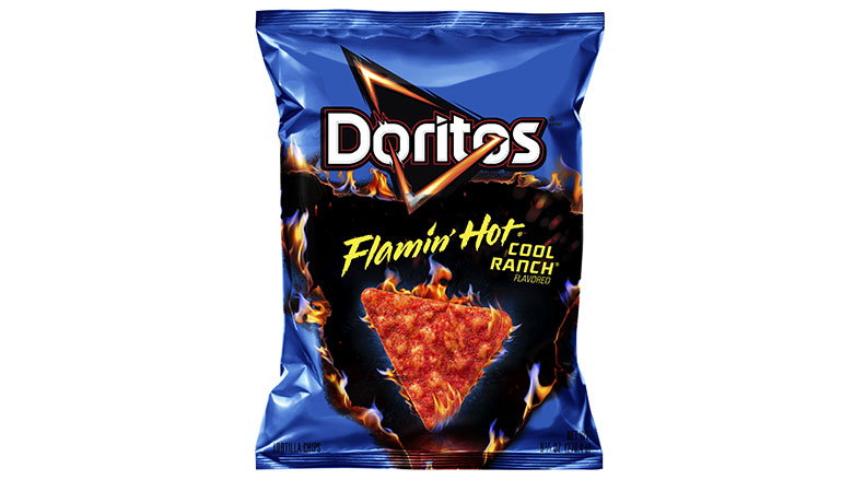 Doritos Tortilla Chips, Flamin' Hot Limon 1 Oz
