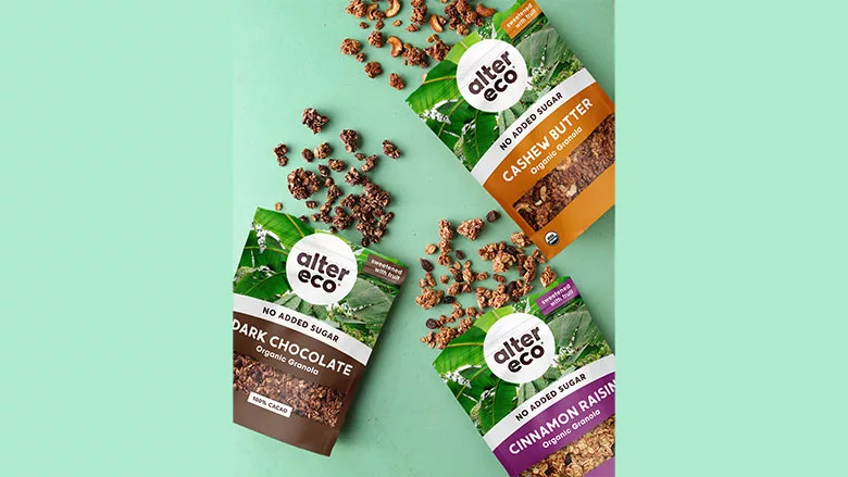 Alter Eco Organic, No Sugar Added Granola