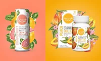 Wyld CBD gummies and sparkling water