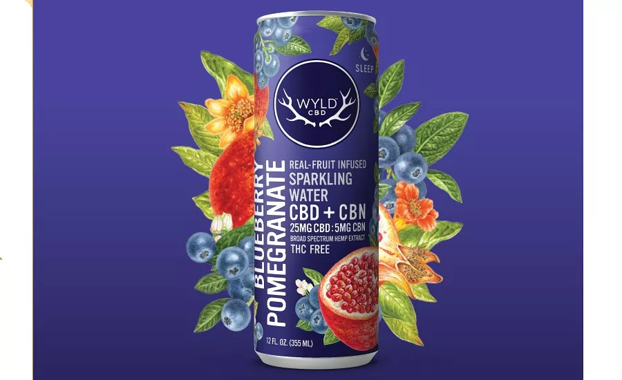 Wyld CBD sparkling water