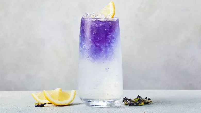 Kerry Blue Matcha Elderflower Lemonade