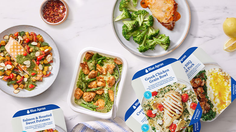 Blue Apron launches 1st meal kits made for meal prep