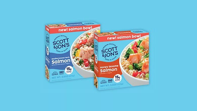 Scott & Jons Frozen Salmon packages