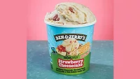 Ben & Jerrys Strawberry Cheezcake Non Dairy Ice Cream