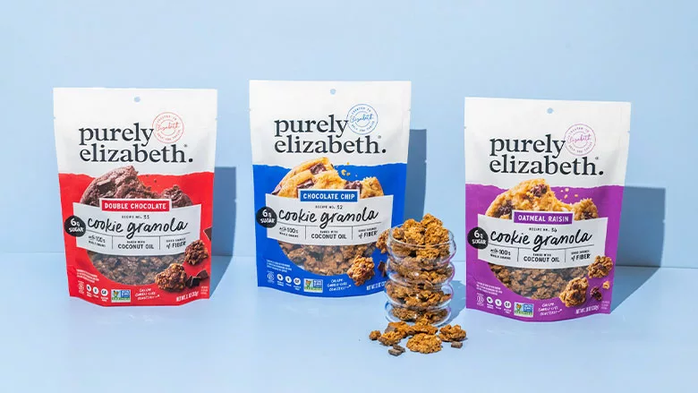 Purely Elizabeth Granola packages
