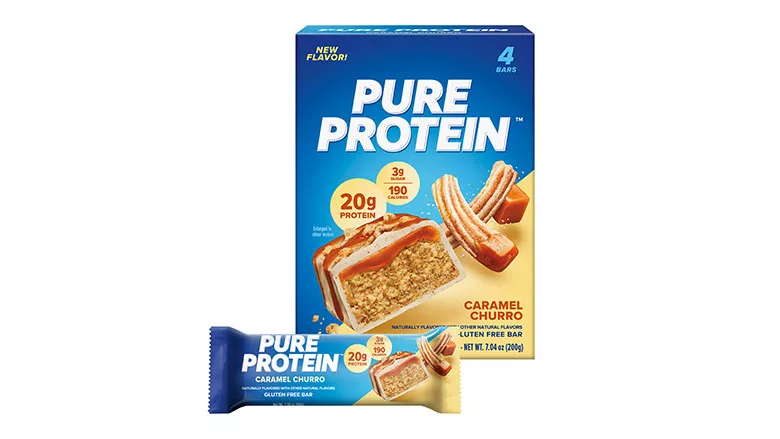 Pure Protein Caramel Churro Bars