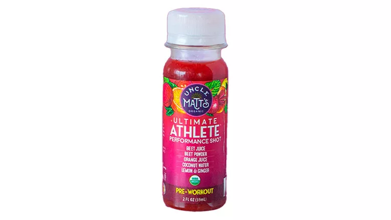 Uncle Matts Athlete Shot bottle