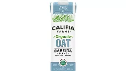 Califia Farms Organic Oat Barista creamer package