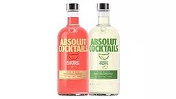 Absolut Cocktails bottles