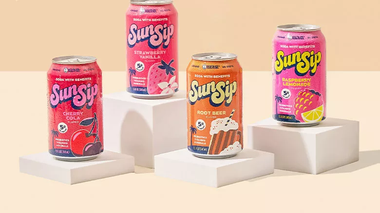 Sun Sip beverage cans