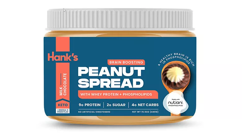 Hanks Peanut Butter Spread container