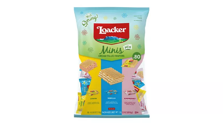 Loacker minis package