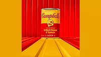 Campbells Grilled Cheese Tomato soup can