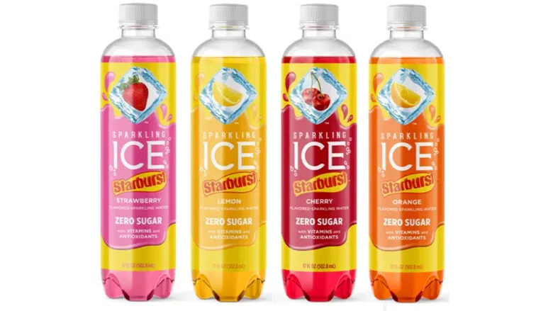 Sparkling Ice Starburst bottles