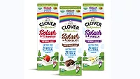 Clover Splash Lactose Free containers