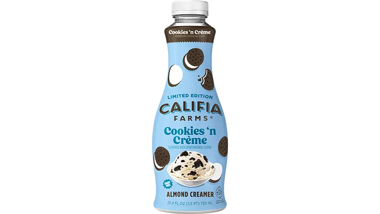 Califia Farms Cookies Cream Creamer bottle