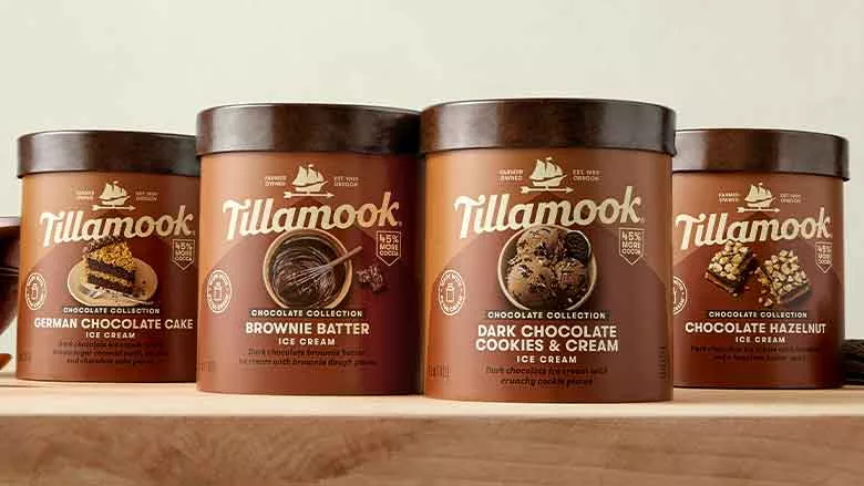 Tillamook Chocolate Lovers cartons