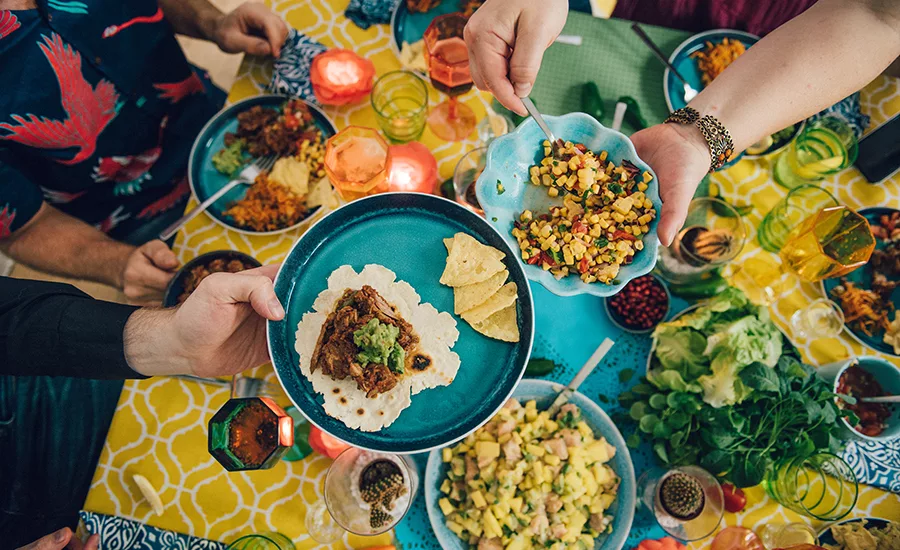 Global cuisine dishes