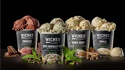 Wicked Kitchen Ice Cream tubs