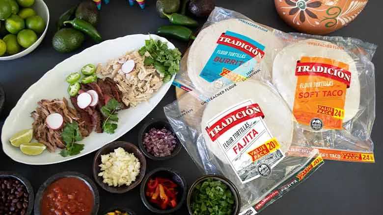 La Tortilla Tradicion packages