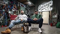 Kelce brothers with Garage Beer