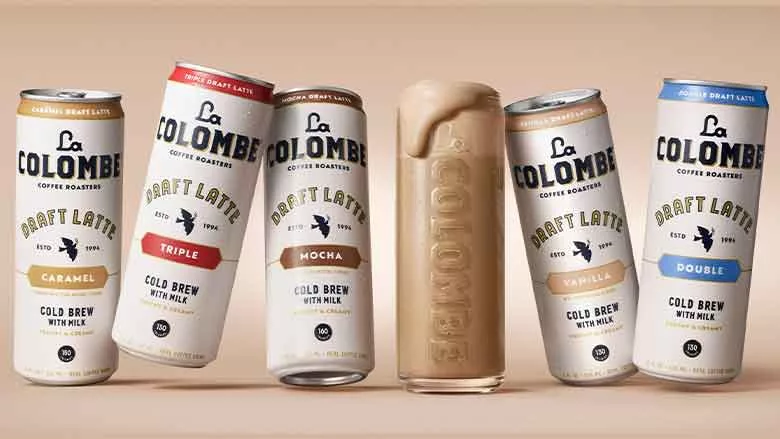 La Colombe Draft Latte cans