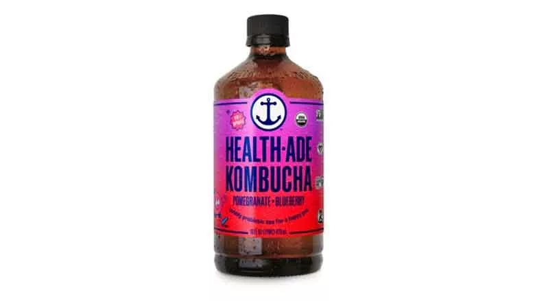Health Ade Kombucha Pomegranate Blueberry bottle