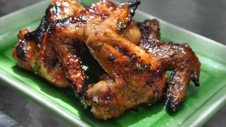 Grilled Chiken Wings Danhi dish