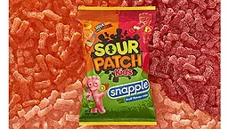 Sour Patch Kids Snapple flavored candy package