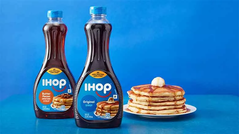 iHop Syrup bottles