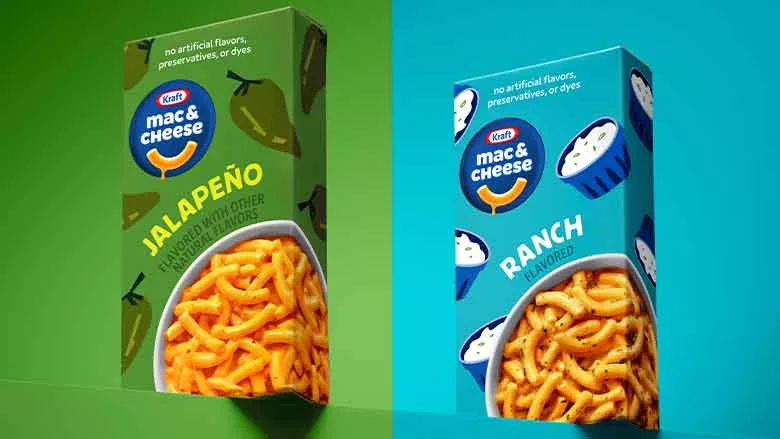 Mac and Cheese Jalapeno and Ranch boxes