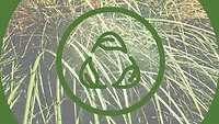 Sustainability Logo with Grass