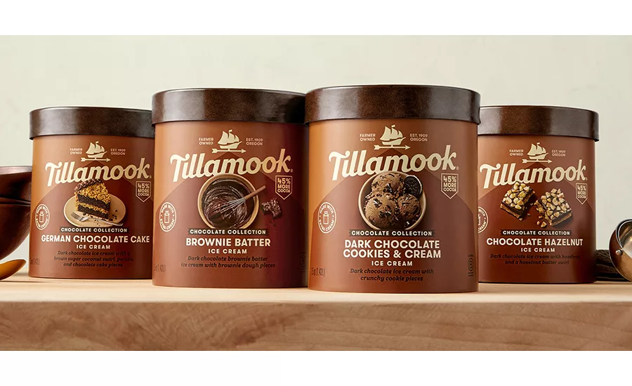 Chocolate Lovers Rejoice Tillamook Ice Cream containers