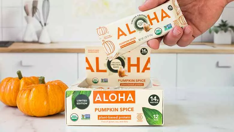 Aloha Bar Pumpkin Spice package
