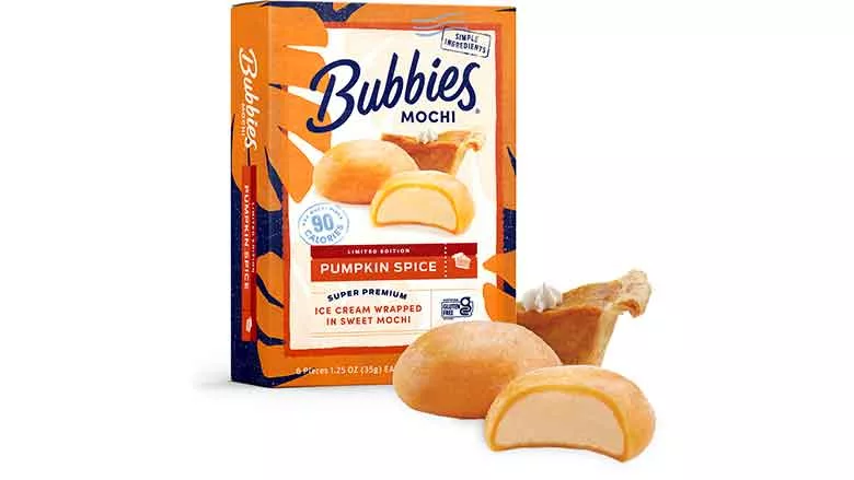 Bubbies Pumpkin Spice Mochi