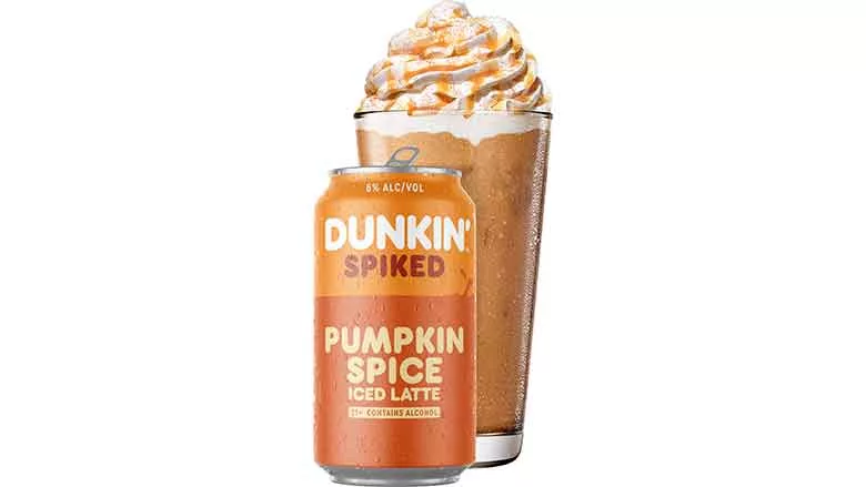 Dunkin Pumpkin Spice Iced Latte
