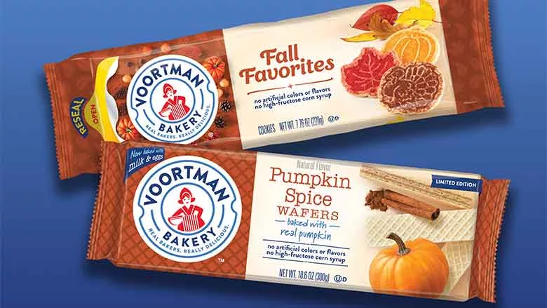 Voortman Fall Flavors bar packages