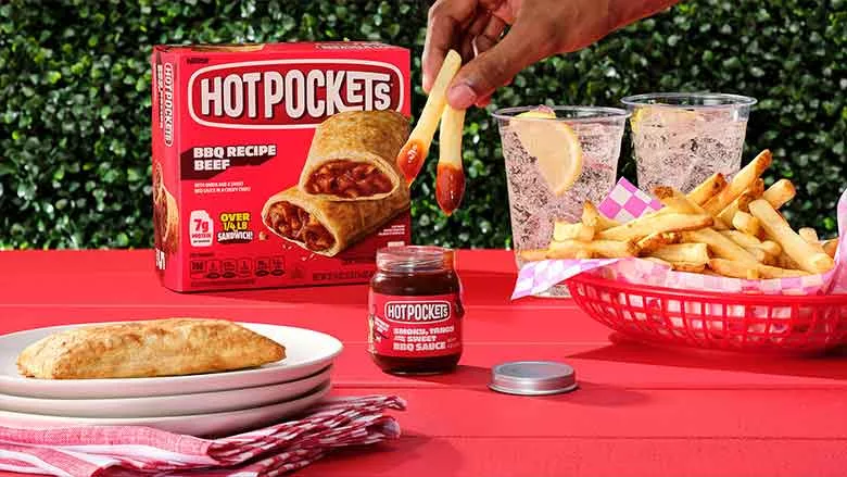 Hot Pockets BBQ package