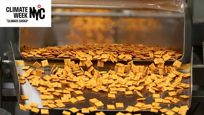 CheezIts on Production Line