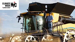 Farmer on Combine