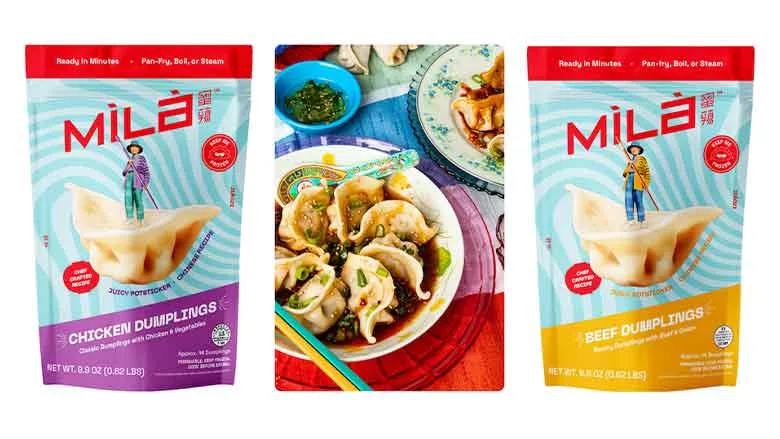 Mila Dumplings packages