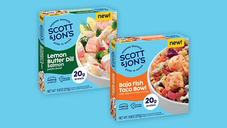 Scott Jons Frozen Meals packages