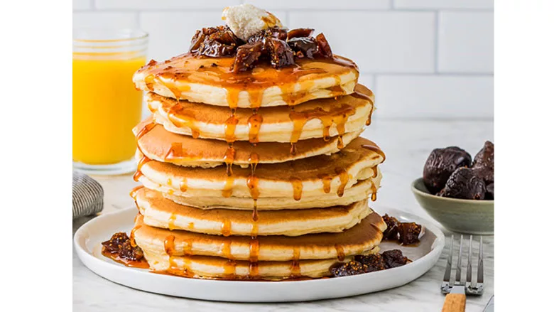 Pancakes w Fig Syrup