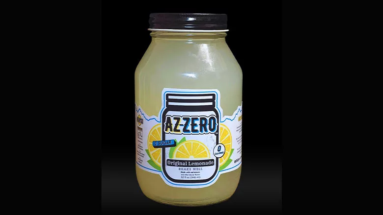 AZ Zero Lemonade bottle