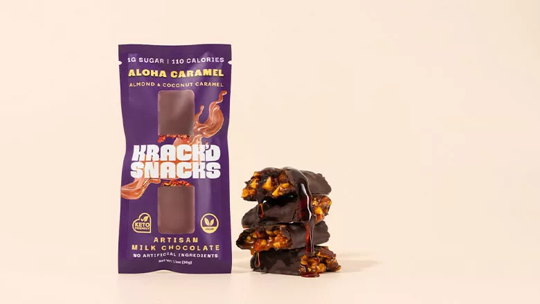 Krackd Snacks package