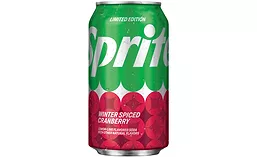 Sprite Winter Spiced Cranberry can